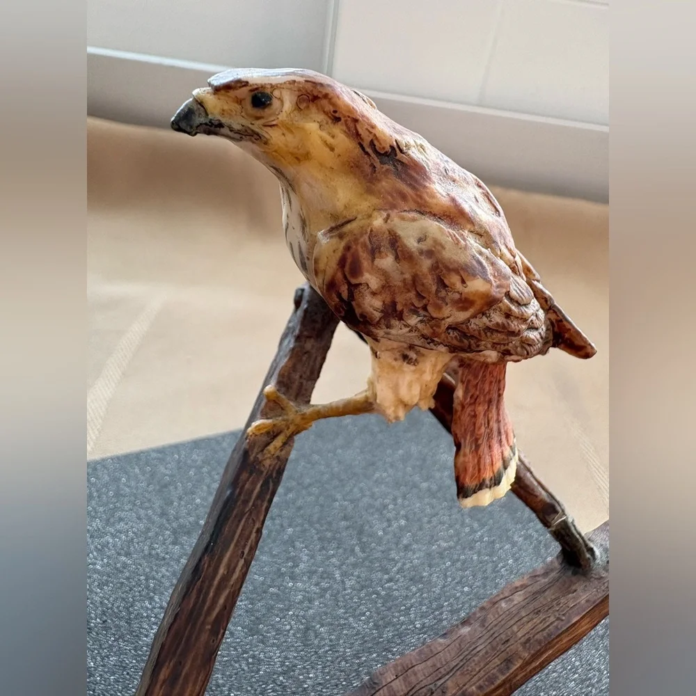 Vintage Schmid Lowell Davis figure, Scotland, 1978, Hawk on a plough - Picture 7 of 16
